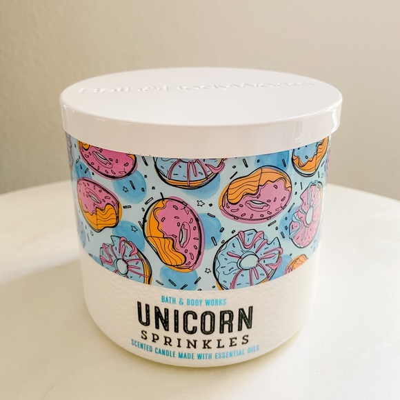 Bath & Body Works Other - Bath and body works BBW unicorn sprinkle candle